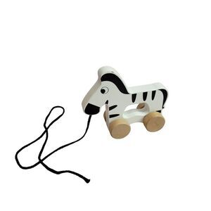 Tooky Toy Zebra Pull Along
